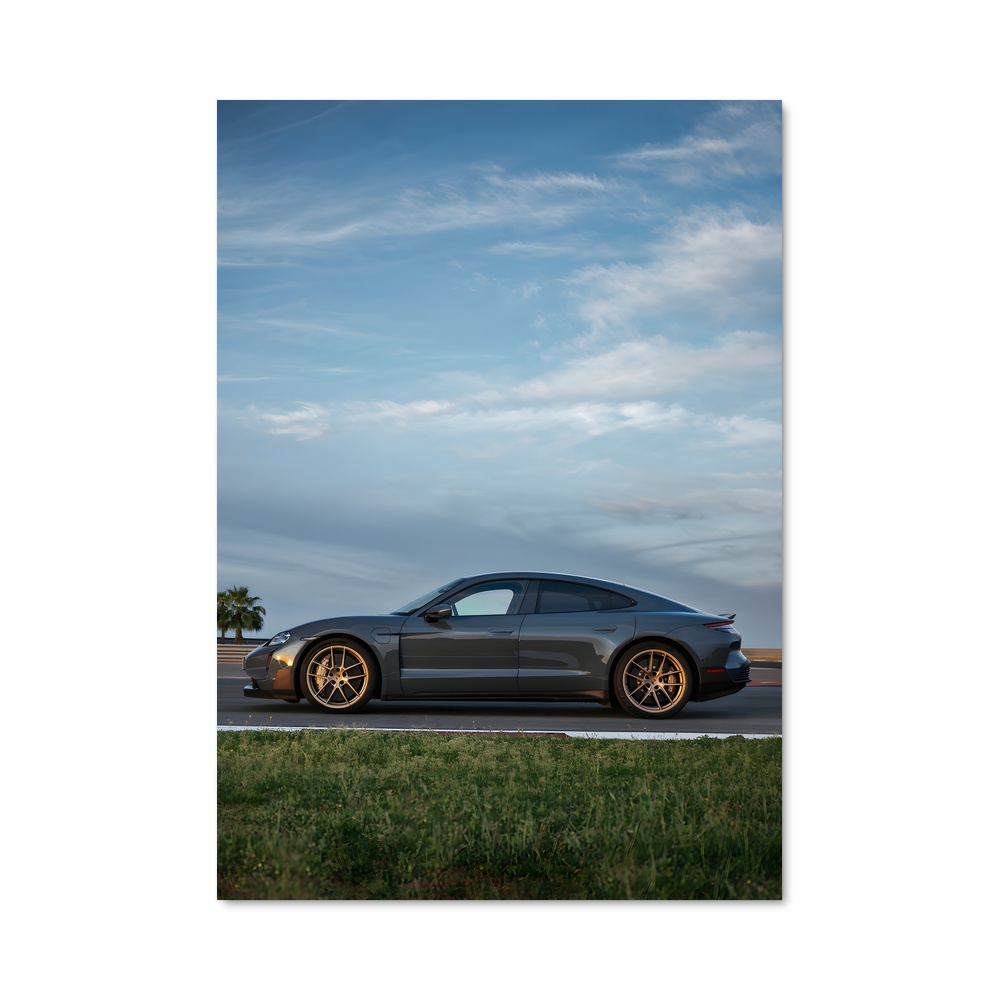 Poster élégant de Taycan Turbo GT